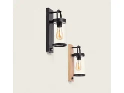 Ledkia Aplique de Pared Exterior Benny con Sensor Movimiento PIR Negro Online