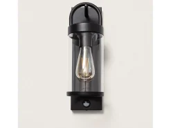 Ledkia Aplique de Pared Exterior Benny con Sensor Movimiento PIR Negro Online