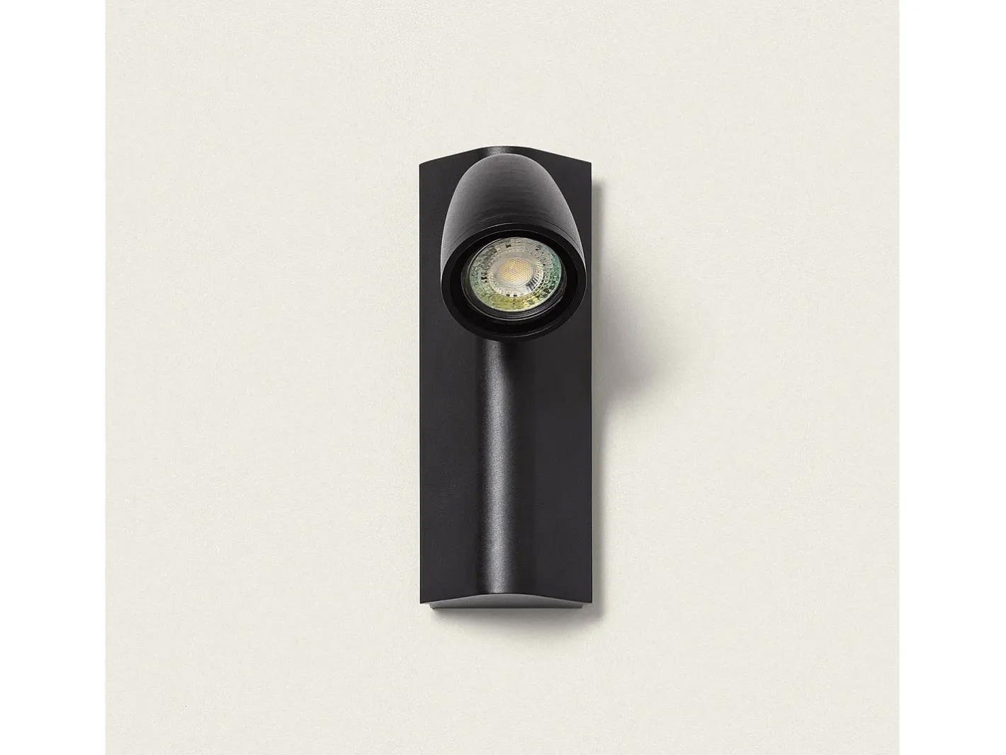 Ledkia Aplique de Pared Exterior Aluminio Abel Negro Clearance