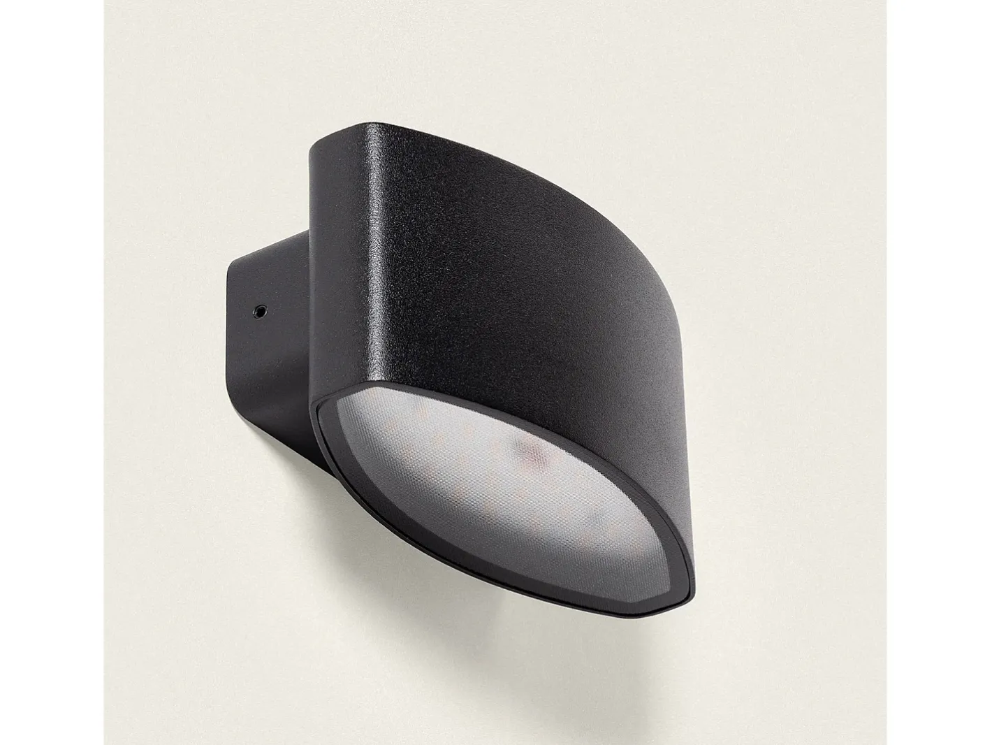 Best Ledkia Aplique de Pared Exterior LED 15W Iluminación Rectangular Masha Negro