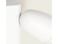 New Ledkia Aplique de Pared Exterior LED 6W Aluminio con Detector de Movimiento Abel Blanco