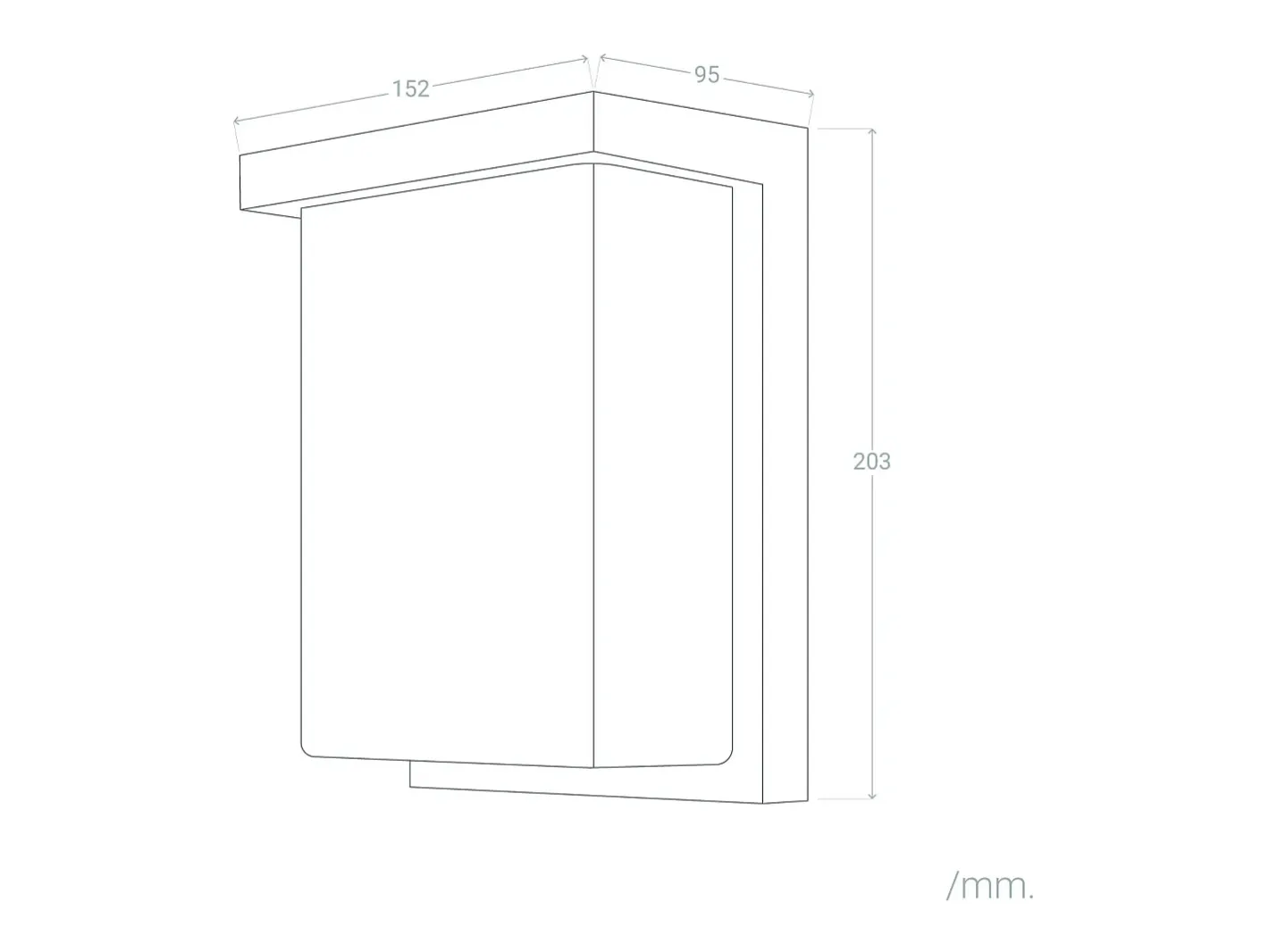 Hot Ledkia Aplique de Pared Exterior LED 16W Aluminio Tyron 4000K Blanco Neutro Negro
