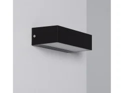 Ledkia Iluminación Exterior-Aplique de Pared Exterior LED 9W Iluminación Doble Cara Galeo 3000K Blanco Cálido Negro