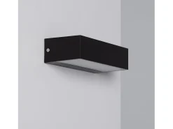 Ledkia Iluminación Exterior-Aplique de Pared Exterior LED 9W Iluminación Doble Cara Galeo 3000K Blanco Cálido Negro