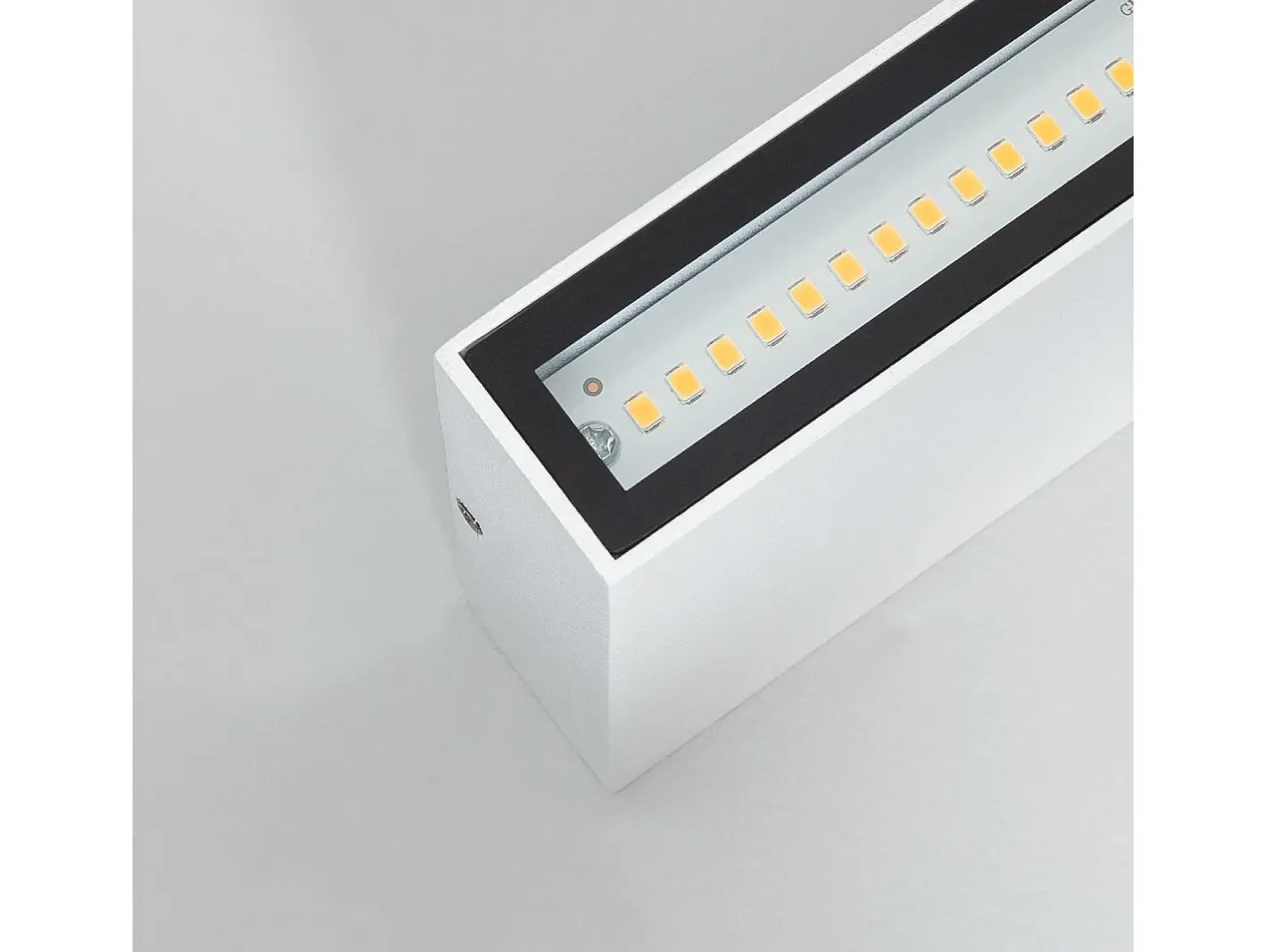 Ledkia Iluminación Exterior-Aplique de Pared Exterior LED 10W Iluminación Doble Cara Rectangular Luming II 4000K Neutro Blanco