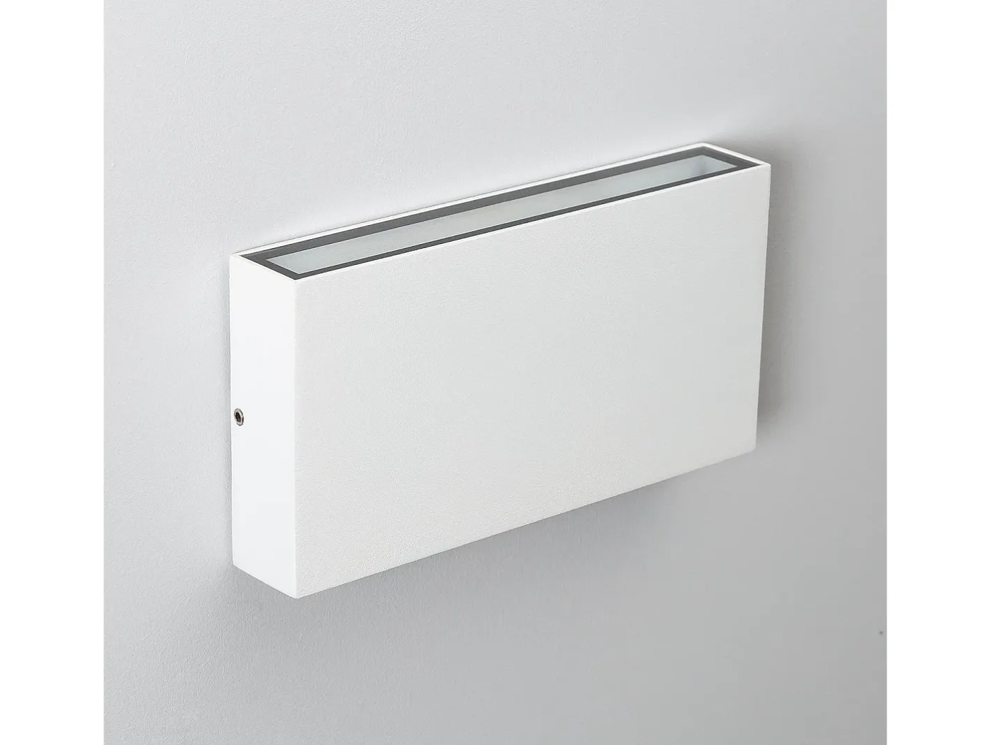 Ledkia Iluminación Exterior-Aplique de Pared Exterior LED 10W Iluminación Doble Cara Rectangular Luming II 4000K Neutro Blanco
