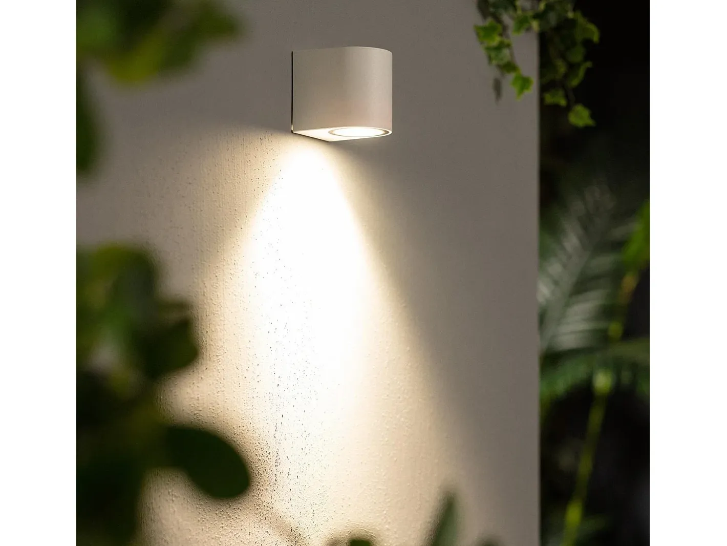 Ledkia Aplique de Pared Exterior Gala Blanco