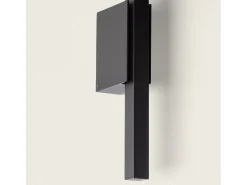 Ledkia Aplique de Pared Exterior Lineal LED 12W 80cm Aluminio Milen Negro Clearance
