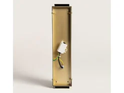 Ledkia Aplique de Pared Exterior Cristal Peridot Dorado Outlet