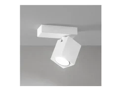 Aplique Para Pared-Aplique de pared LED ODDY orientable cuadrado 1xGu10 Perenz Blanco