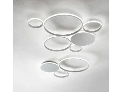 Aplique de pared LED Pois-Silver Gris