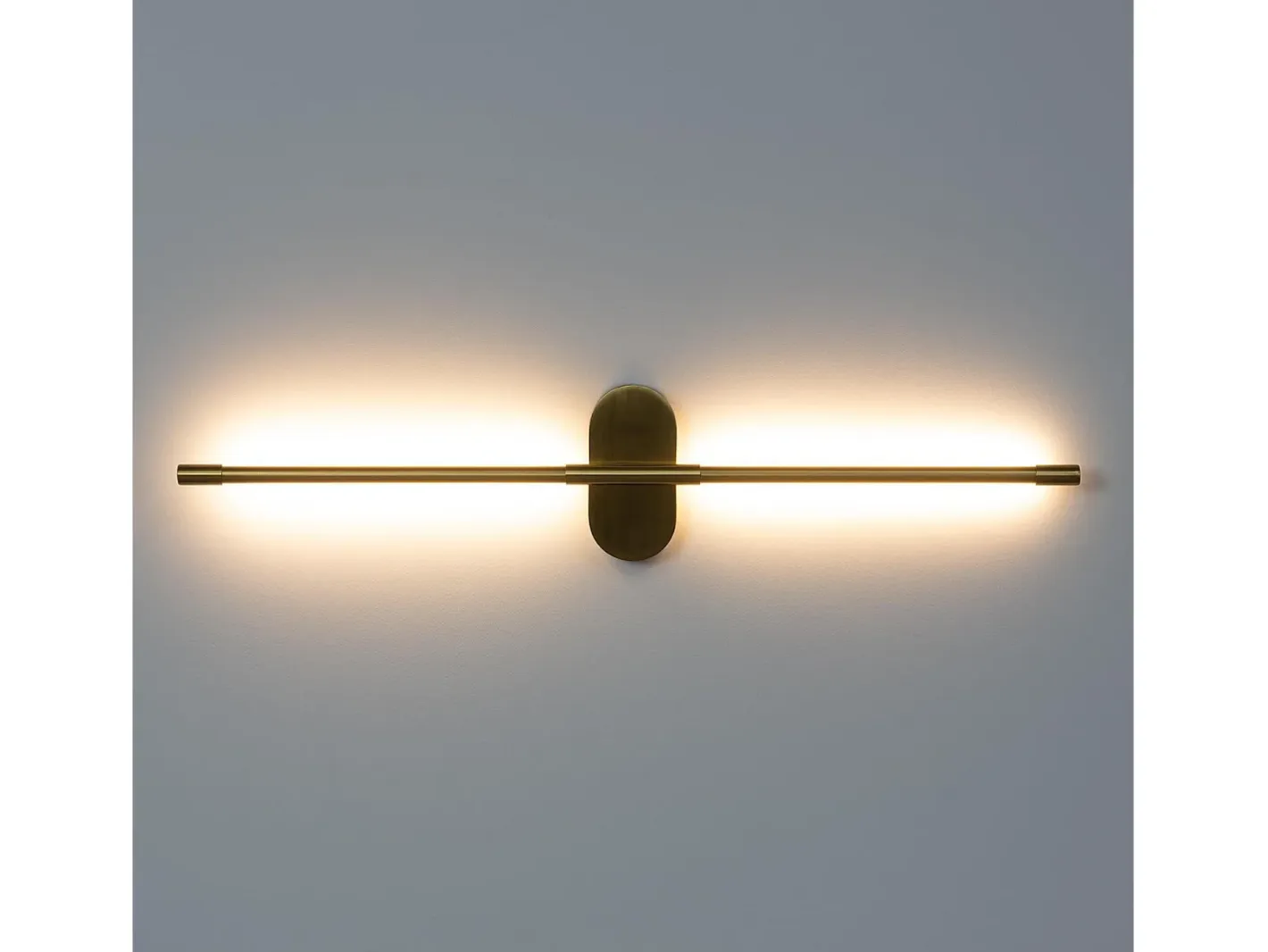 Ledkia Aplique Para Pared-Aplique de Pared LED 11W de Metal InterLight Dorado