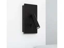 Ledkia Aplique de Pared LED 6W de Aluminio Kaskazini Negro Outlet
