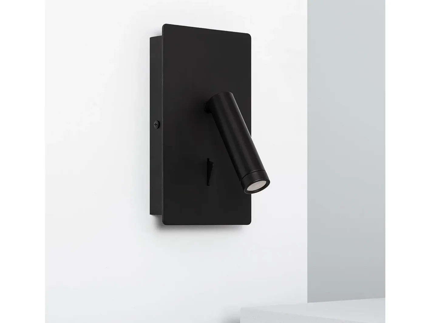 Ledkia Aplique de Pared LED 6W de Aluminio Kaskazini Negro Outlet