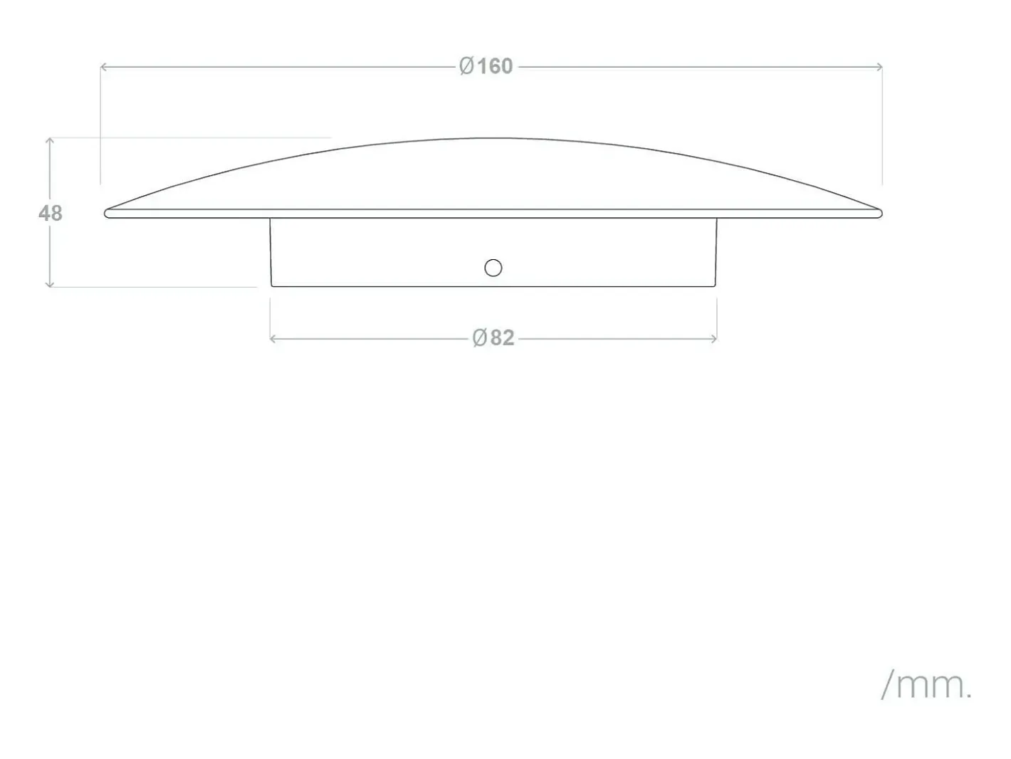 Ledkia Aplique de Pared LED 6W de Aluminio Iris 3000K Cálido Blanco Best