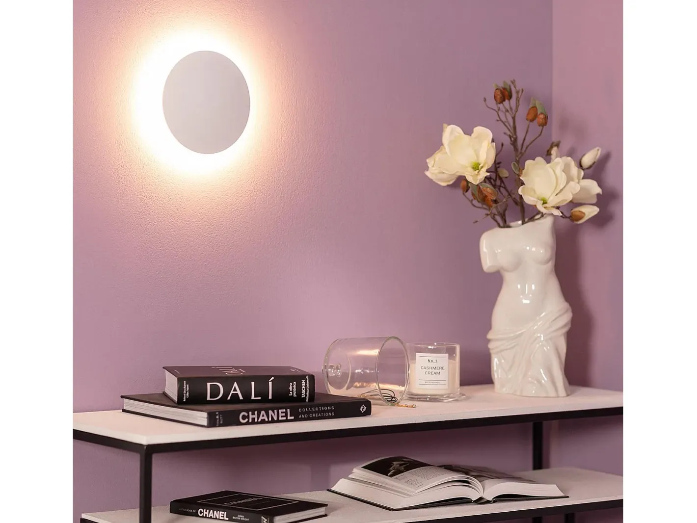 Ledkia Aplique de Pared LED 6W de Aluminio Iris 3000K Cálido Blanco Best