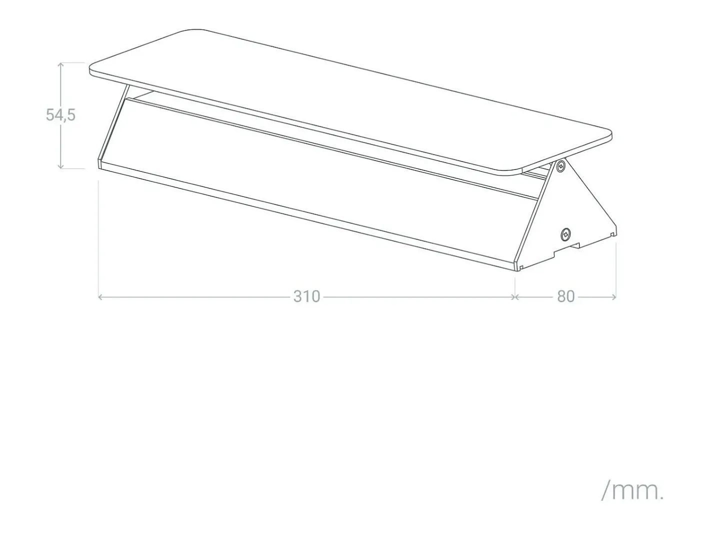 Ledkia Aplique Para Pared-Aplique de Pared LED 10W de Aluminio Temis 3000K Cálido Blanco