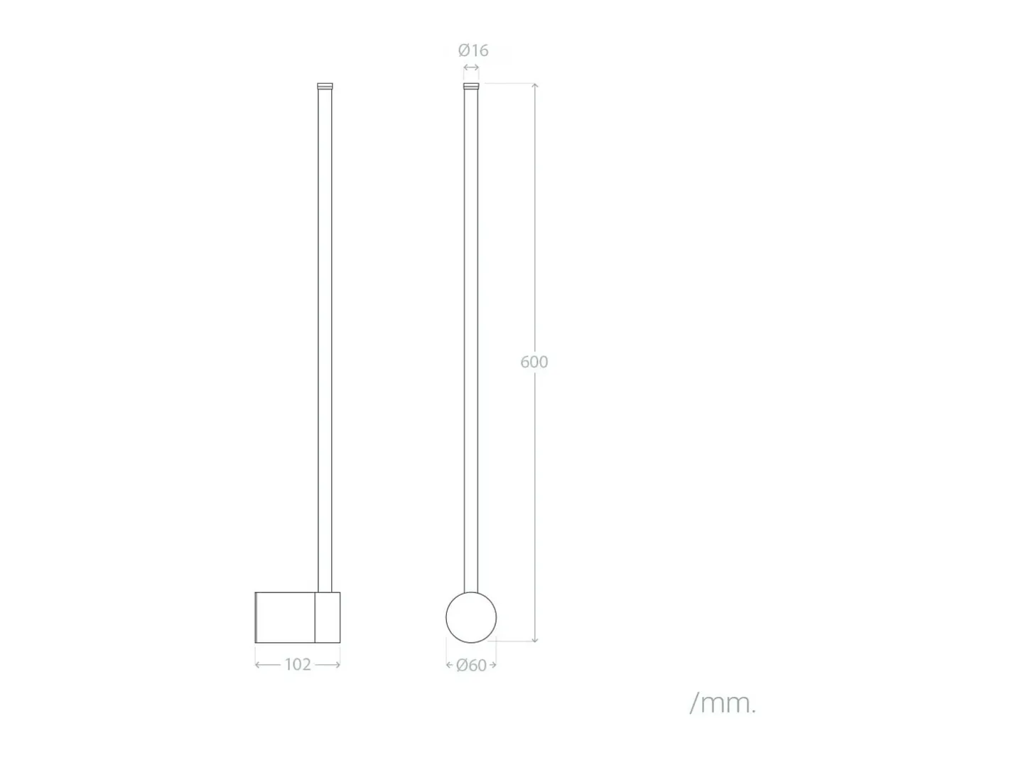 Ledkia Aplique de Pared LED 10W de Metal DeLux Negro Clearance