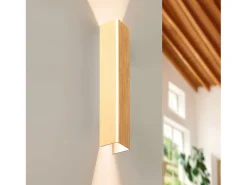 Ledkia Aplique Para Pared-Aplique de Pared LED 12W Metal Columbus L Dorado