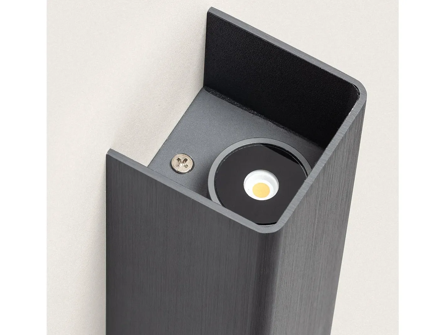 Online Ledkia Aplique de Pared LED 12W Metal Columbus S Plateado