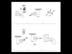 Aplique Para Pared-Aplique de pared Mac - Aplique LED de 12 W con interruptor CCT 2700K/3200K/4000K, aplique de pared de aluminio - Beneito & Faure Blanco