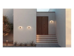 Discount Aplique de pared Mac Corten - Aplique LED de pared de 12 W con interruptor CCT 2700K/3200K/4000K, de aluminio - Beneito & Faure Marru00f3n