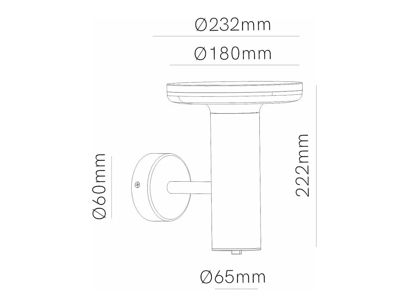 Discount Aplique de pared Mac Corten - Aplique LED de pared de 12 W con interruptor CCT 2700K/3200K/4000K, de aluminio - Beneito & Faure Marru00f3n