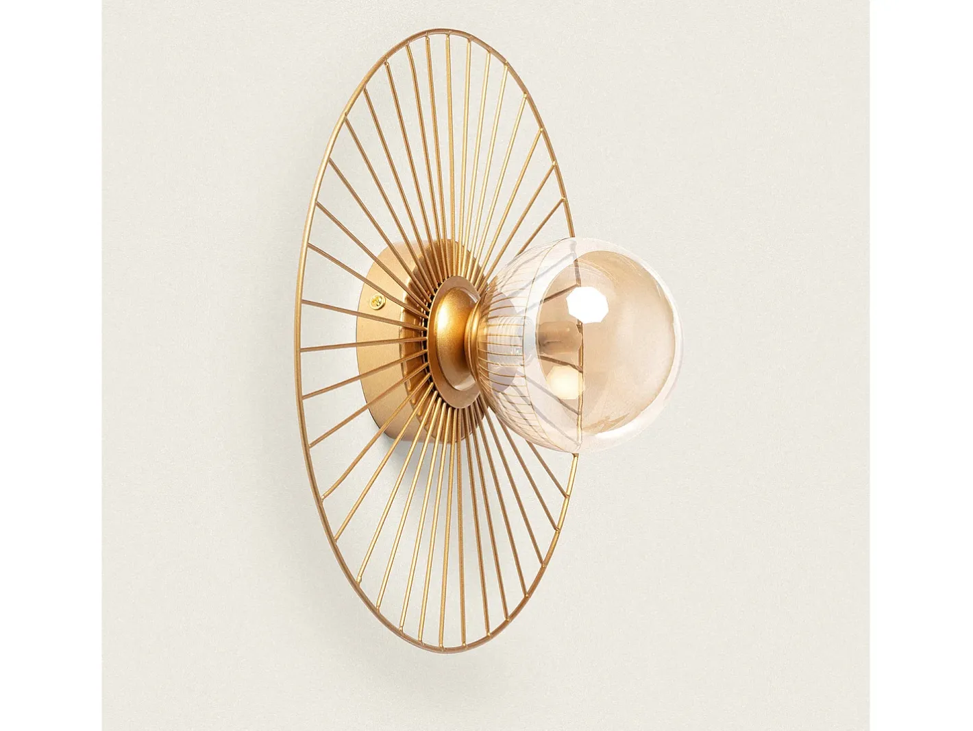 Ledkia Aplique de Pared Metal Dharma Dorado Multicolor Sale