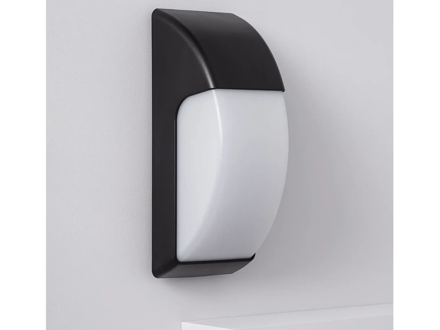 Ledkia Iluminación Exterior-Aplique de Pared para Exterior Titus Negro