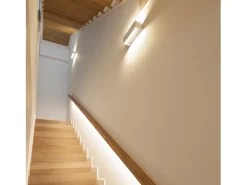 Clearance Aplique de pared RETT de estilo moderno - Longitud 25 cm - LED SMD 8W - 790lm -3K - up&down - aluminio - - IP20 Blanco