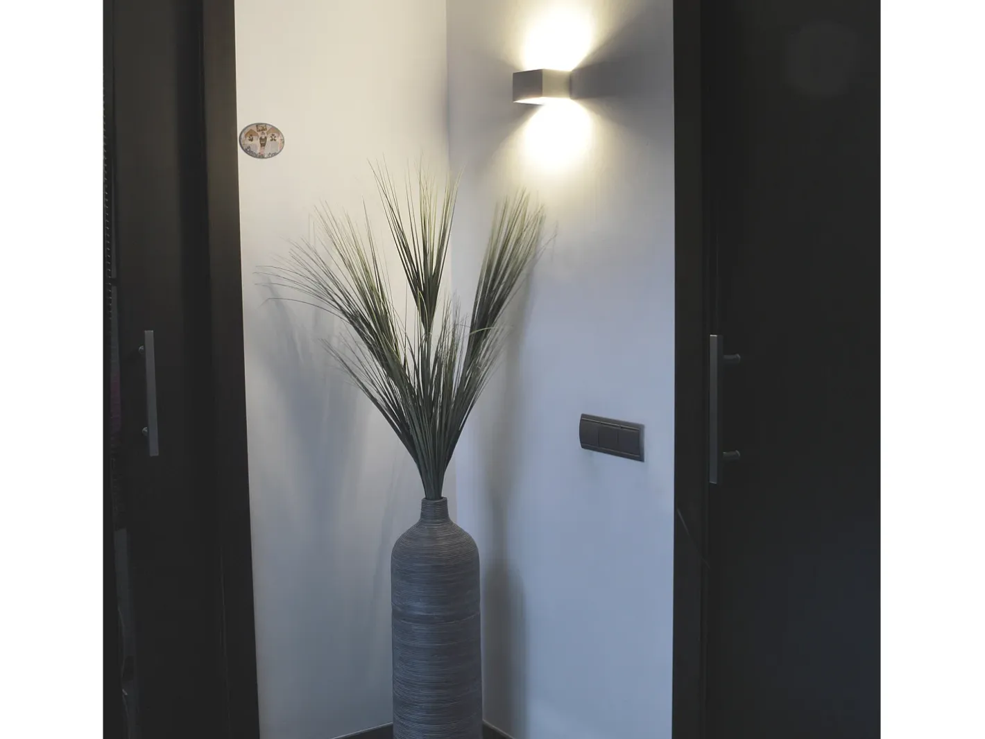 Aplique de pared RETT de estilo moderno - Longitud 12 cm - LED SMD 5W - 450lm -3K - up&down - aluminio - - IP20 Negro Clearance