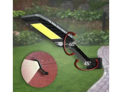 Aplique De Pared Solar Para Exterior Toolight Rsl018 Black Negro Hot