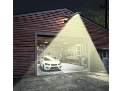 Aplique De Pared Solar Para Exterior Toolight Rsl018 Black Negro Hot