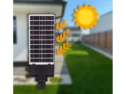 Iluminación Exterior-Aplique De Pared Solar Para Exterior Toolight Rsl017 Black Negro
