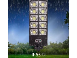 Iluminación Exterior-Aplique De Pared Solar Para Exterior Toolight Rsl017 Black Negro