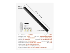 Aplique de Pared SucceBuy Exterior, 27 W, Iluminación Exterior de Pared, Lote de 2, Apliques de Pared Modernos LED 1,5 m, Ajustable 2700 K-6000 K, Estanco IP65 Negro Clearance