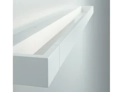 Aplique de pared TILT estilo moderno - L.90 cm- LED SMD 30W - 3745 lm y 4K 270 grados - aluminio y - IP44 Negro