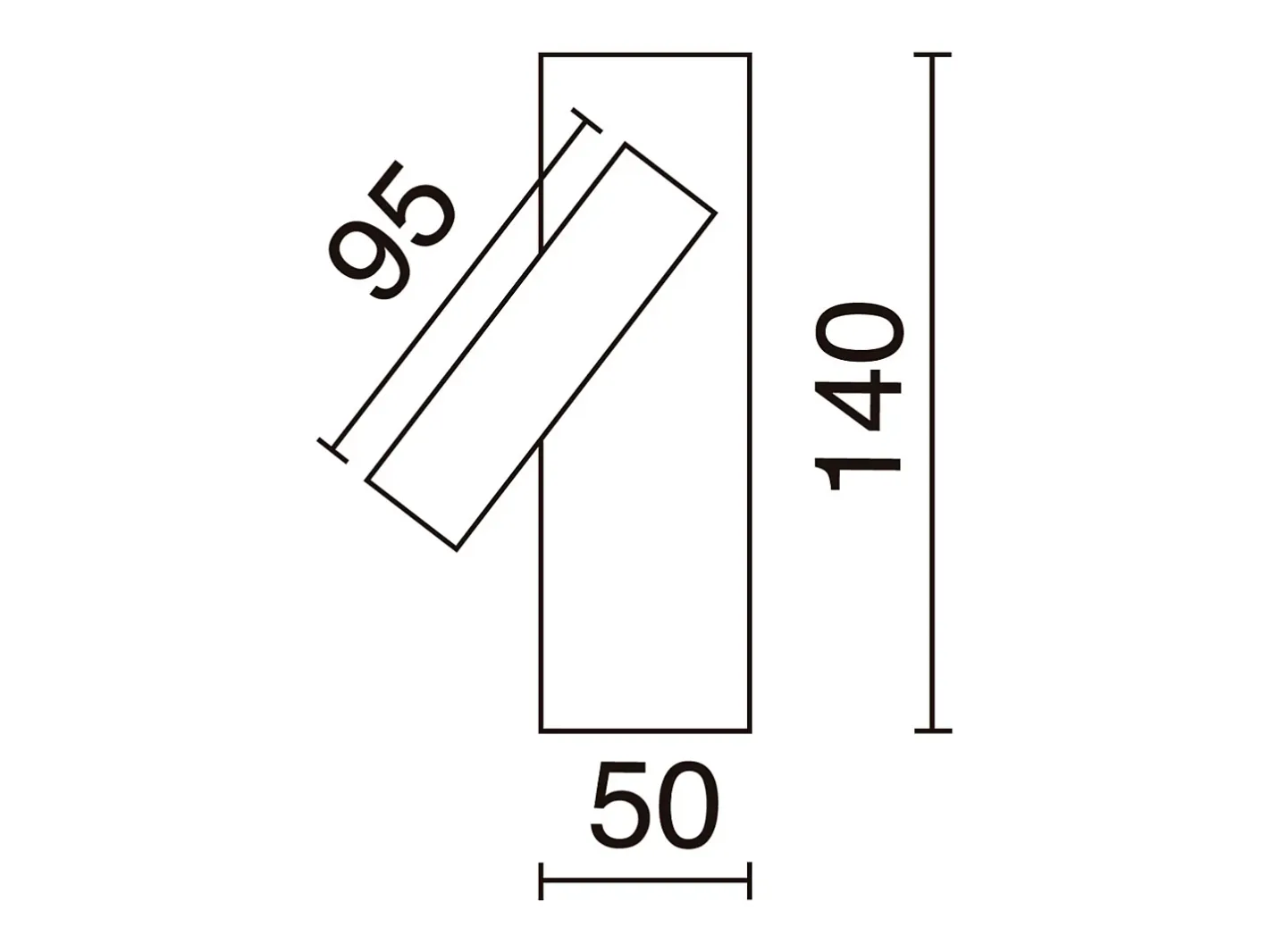 Best Aplique de pared TOSACANA de estilo moderno y versátil - Alt. 14 cm - LED SMD 3W - 200lm y 3k - 90º y 180º - on&off - IP20 - acero y níquel satinado Gris