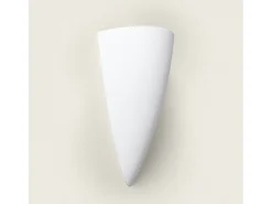 Hot Ledkia Aplique de Pared Yeso Dupmy Torch Blanco