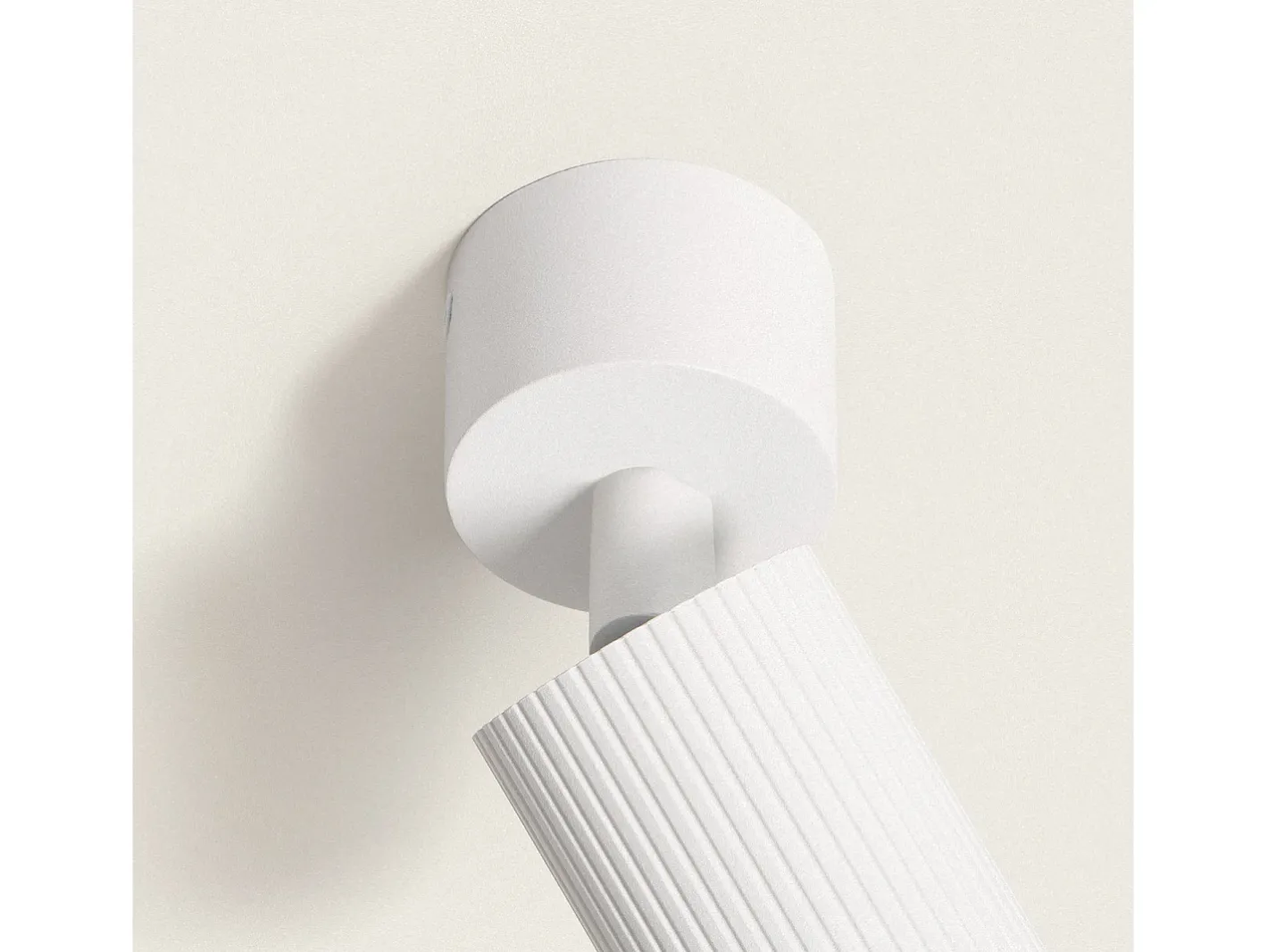 Ledkia Aplique Para Pared-Aplique de Techo Aluminio Aritz 1 Foco Blanco