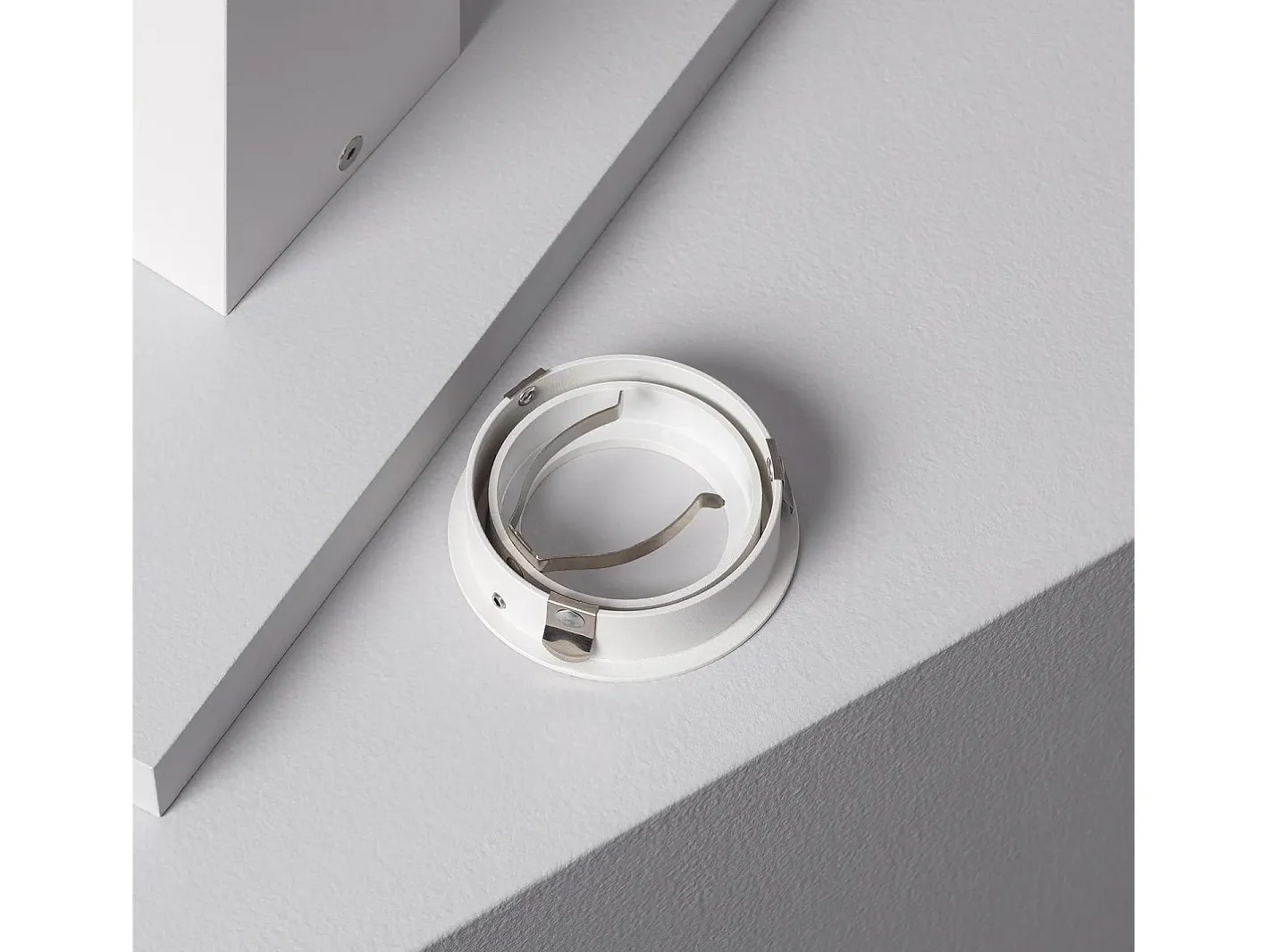 Ledkia Aplique de Techo Aluminio Jaspe Blanco Online