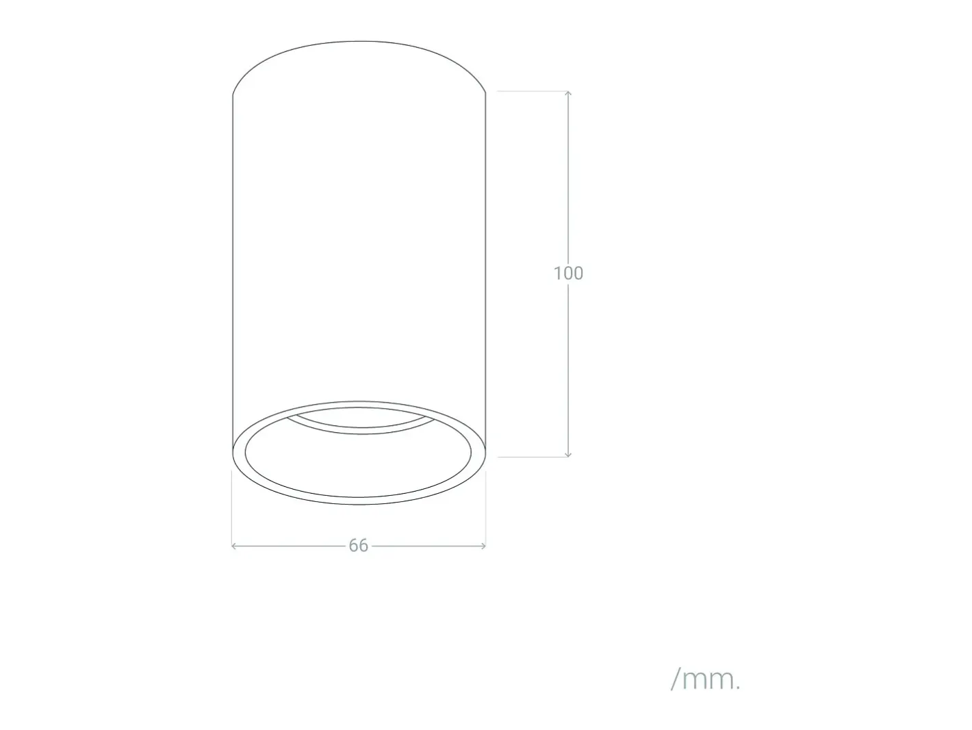 Ledkia Plafón-Aplique de Techo Circular Traxim M Negro