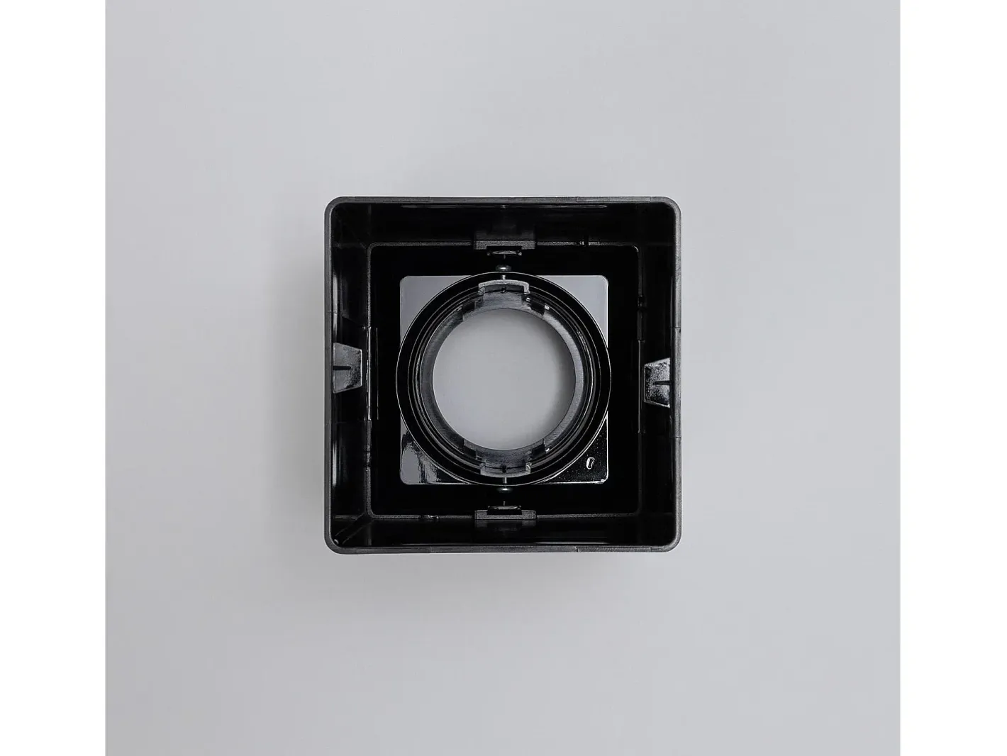 Clearance Ledkia Aplique de Techo Cuadrado Space Negro