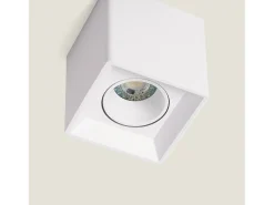 Ledkia Plafón-Aplique de Techo Jaspe Blanco