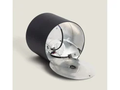 Ledkia Plafón-Aplique de Techo LED 30W Aluminio Syrah Seleccionable (Cálido-Neutro) 2700K - 3300K - 4000K Negro
