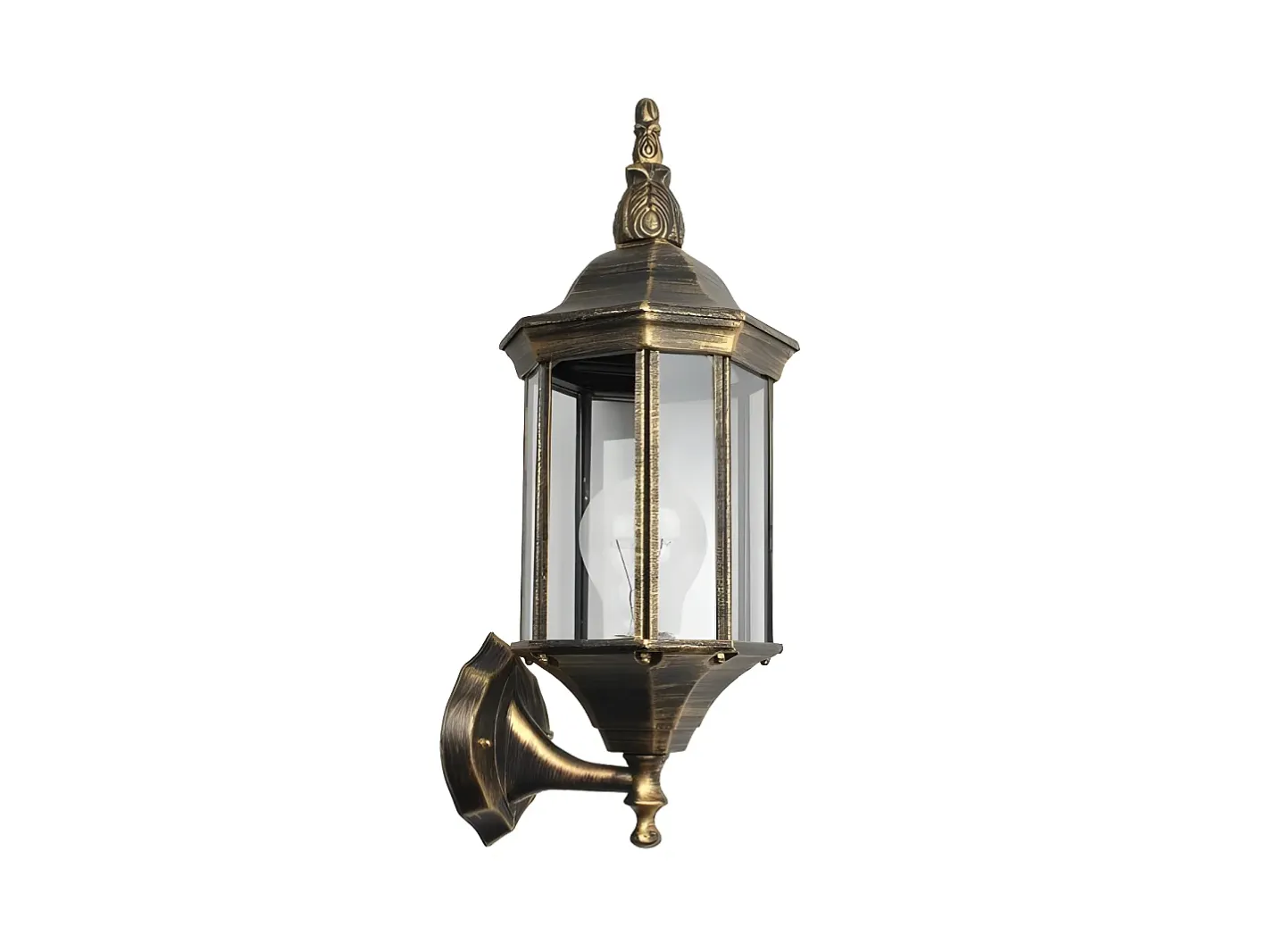 AKUNADECOR Iluminación Exterior-Aplique Exterior Aluminio Pollux Ip44 Dorado