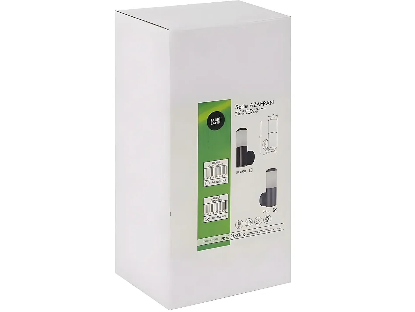 AKUNADECOR Aplique Exterior Azafran 1 Luz Ip44 Negro Online