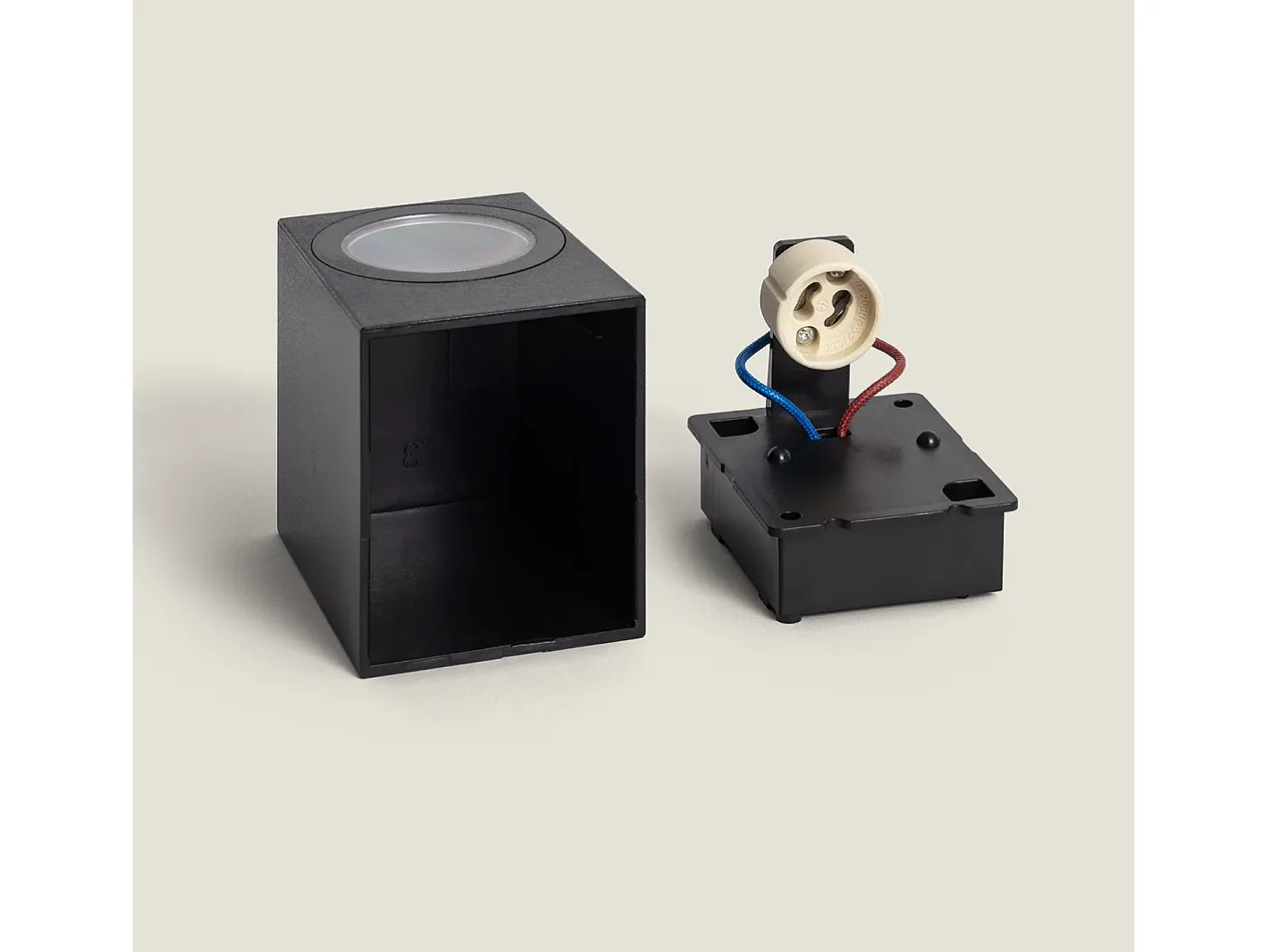 Best Ledkia Aplique Exterior de Pared Miseno Negro