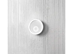 Aplique Para Pared-Aplique LED Melania 30W , 1300lm, luz cálida 3000K, aluminio y metacrilato satinado, IP20, diseño moderno d.30cm Blanco