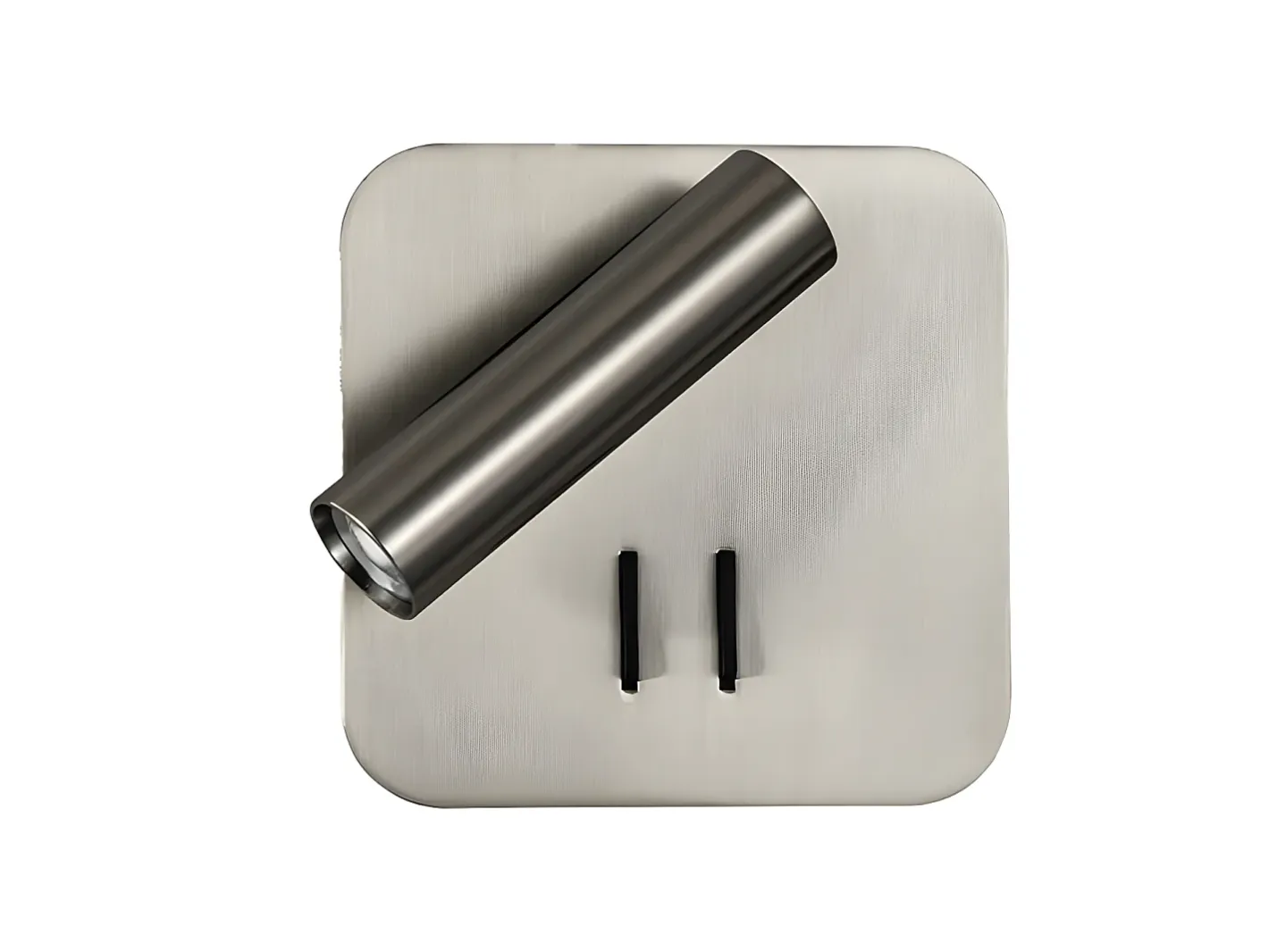 New AKUNADECOR Aplique Led Modelo Manet Cuadrado Color Niquel Plateado